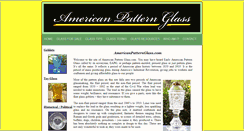 Desktop Screenshot of americanpatternglass.com